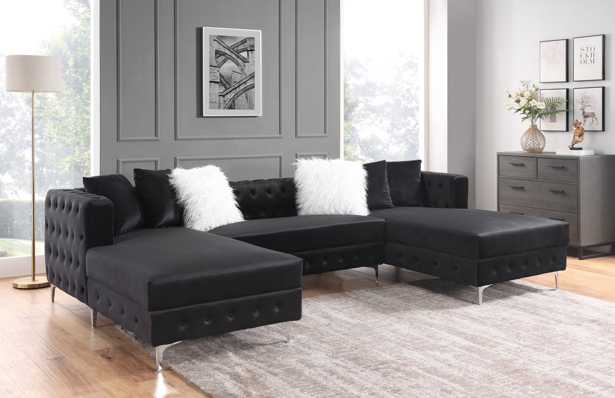 4 PIECE SECTIONAL - BEL Furniture