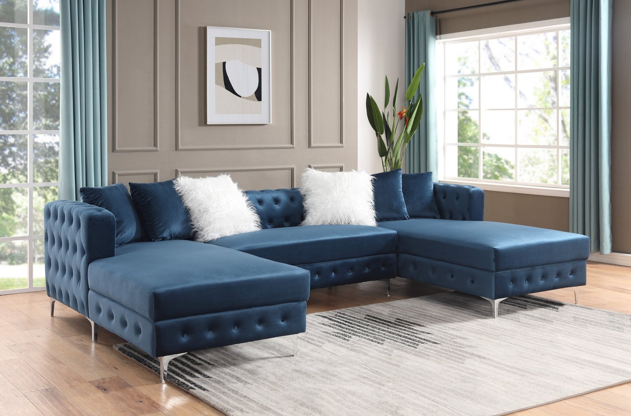 4 PIECE SECTIONAL - BEL Furniture