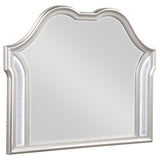 Evangeline - Dresser Mirror - Silver Oak by CoasterElevations | Bel Furniture