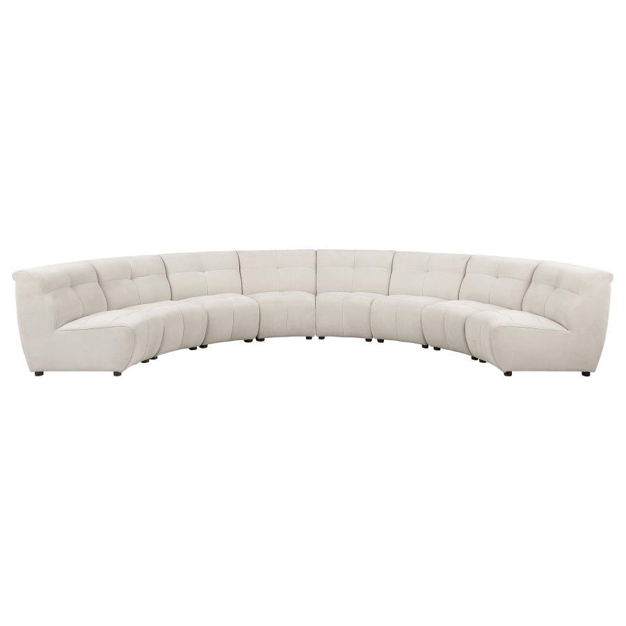 Charlotte - Upholstered Curved Modular Sectional Sofa