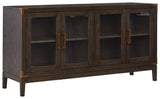 Burkhaus - Dark Brown - Dining Room Server by Signature Design by Ashley® | Bel Furniture