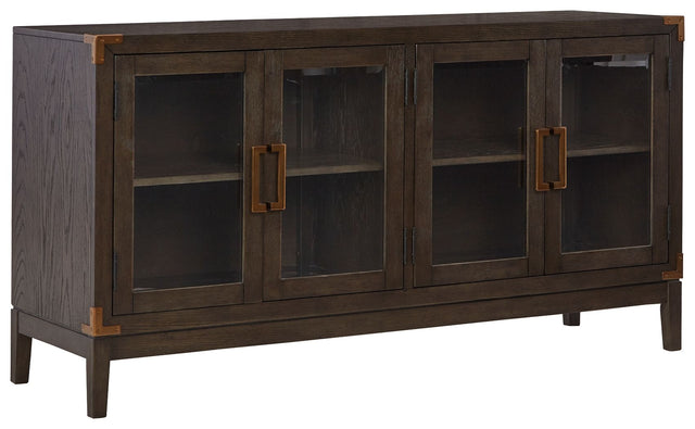 Burkhaus - Dark Brown - Dining Room Server by Signature Design by Ashley® | Bel Furniture