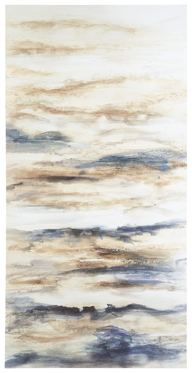 Joely - Blue / Tan - Wall Art by Signature Design by Ashley® | Bel Furniture