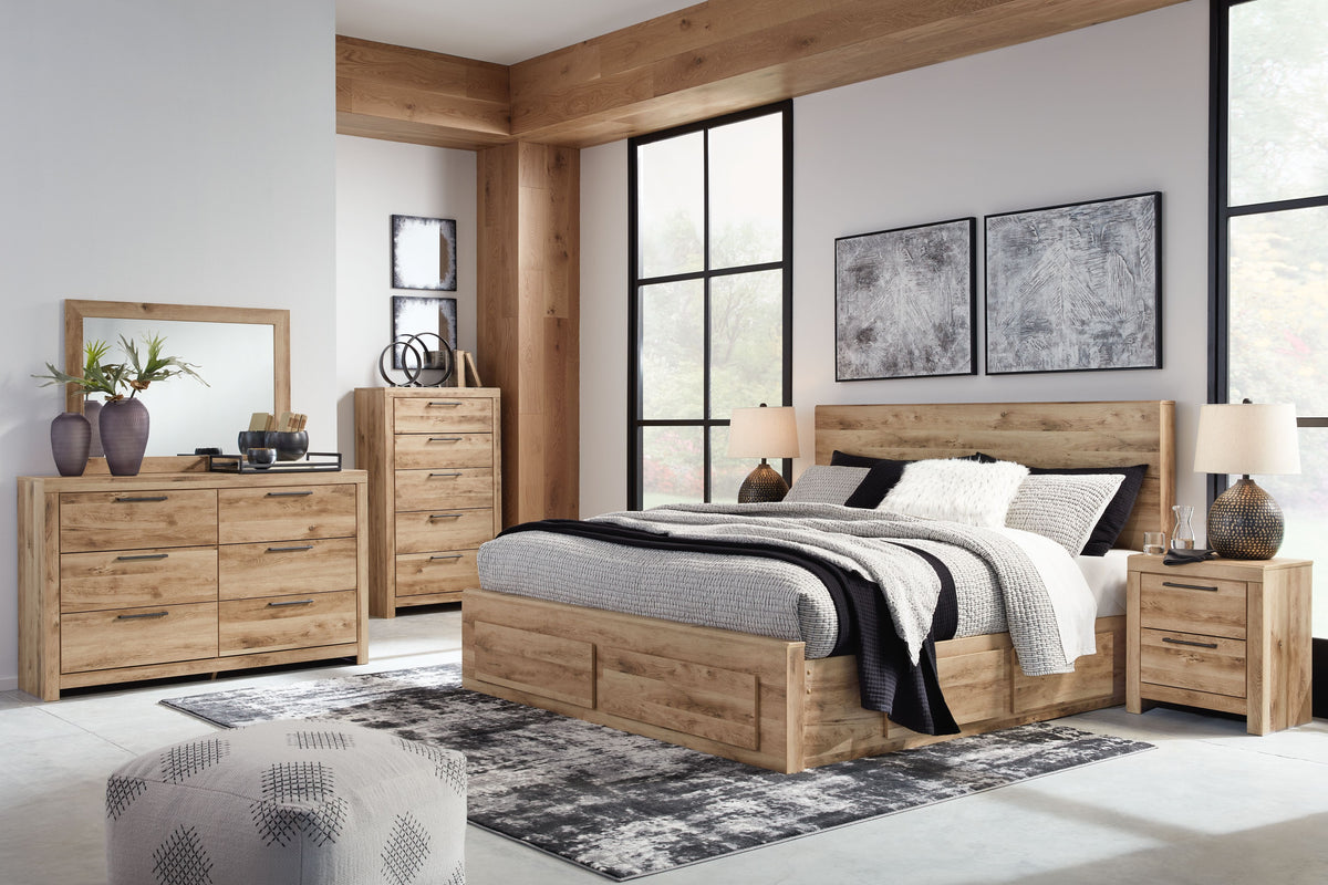 Hyanna - Storage Bedroom Set Beige by Signature Design by Ashley® | Bel Furniture