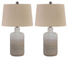Marnina - Table Lamp Light Brown 2 Pieces by Signature Design by Ashley® | Bel Furniture