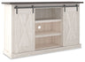 Dorrinson - TV Stand White 54''W x 15''D x 32''H by Signature Design by Ashley® | Bel Furniture