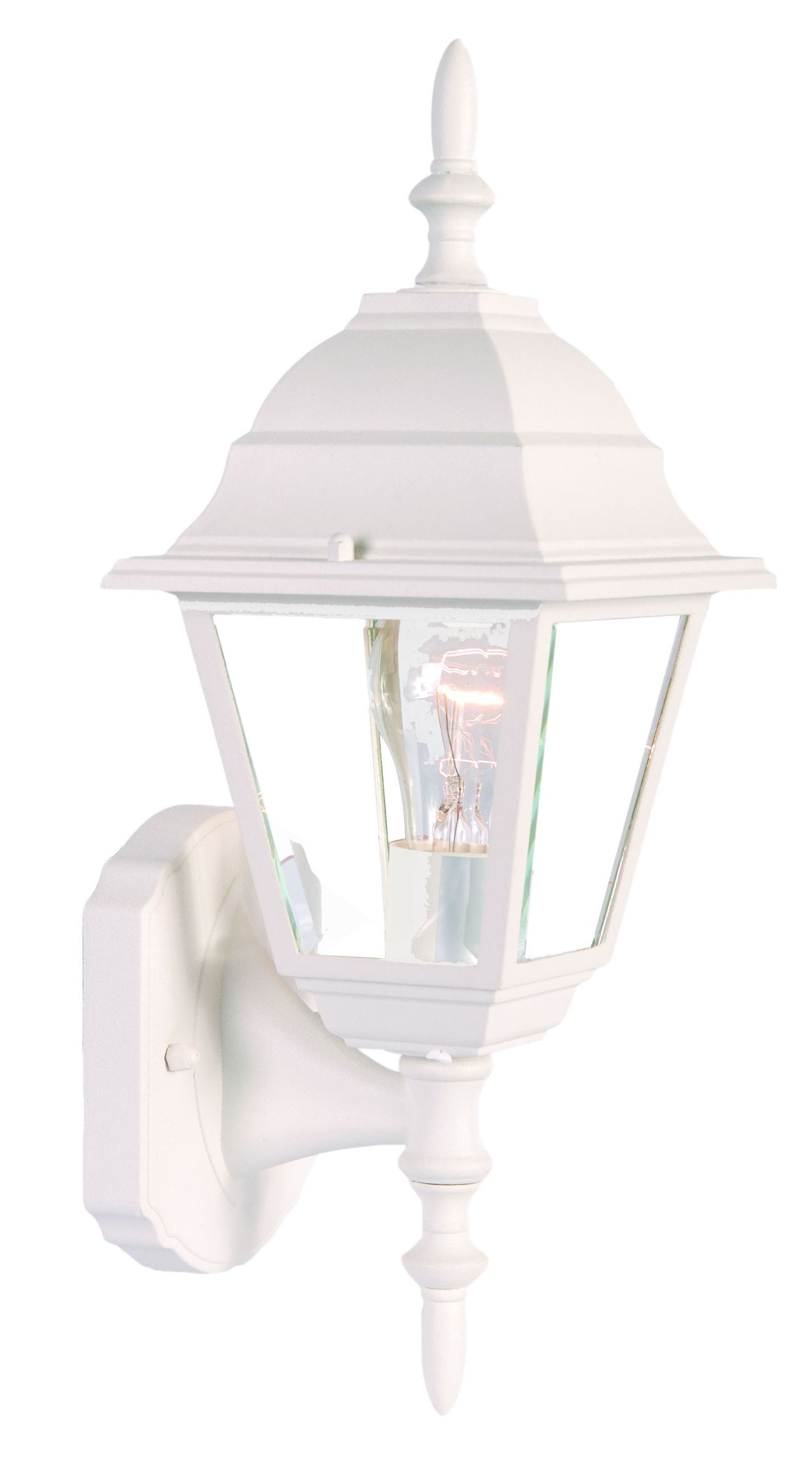 Swing Arm Outdoor Wall Light - Distressed White