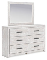Cayboni - Whitewash - Dresser And Mirror by Signature Design by Ashley® | Bel Furniture