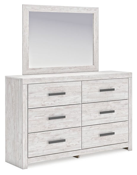 Cayboni - Whitewash - Dresser And Mirror by Signature Design by Ashley® | Bel Furniture