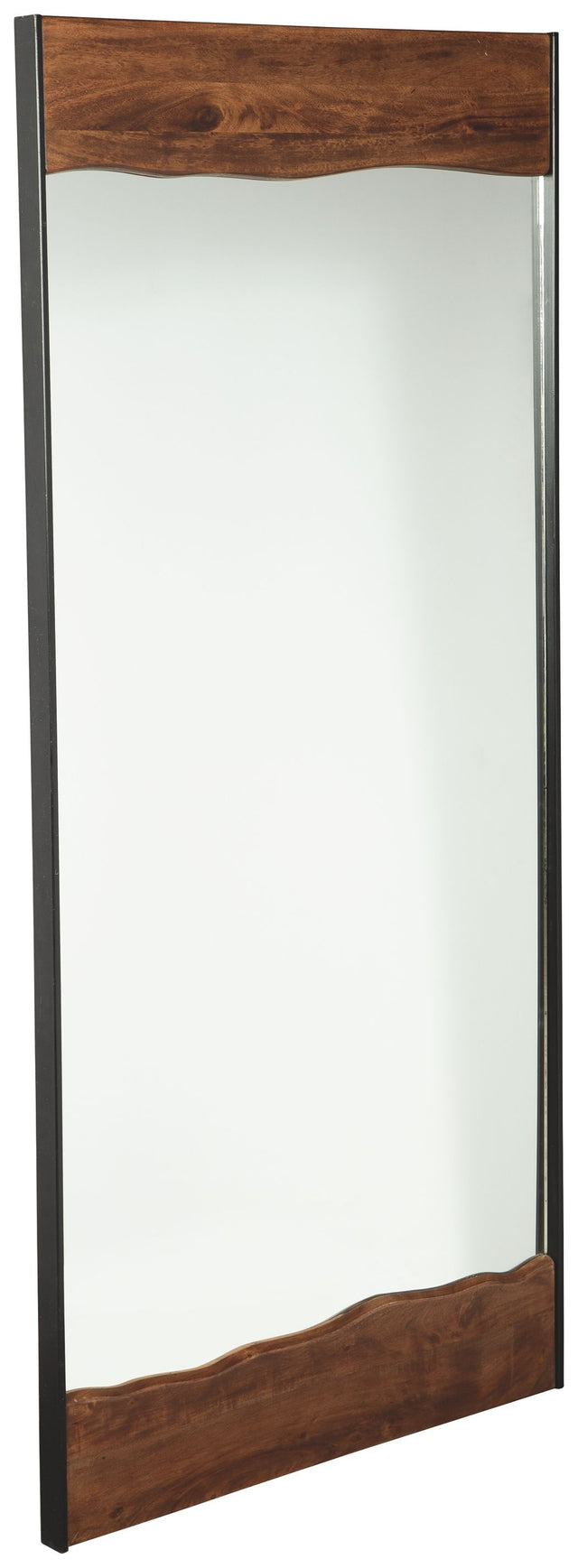 Panchali - Brown / Black - Floor Mirror by Signature Design by Ashley® | Bel Furniture