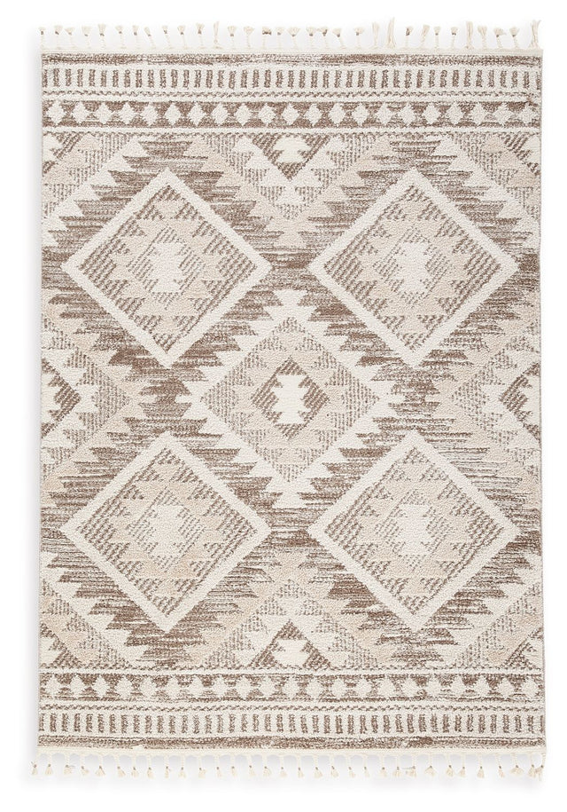 Odedale - Rug Light Brown 8' x 10' by Signature Design by Ashley® | Bel Furniture