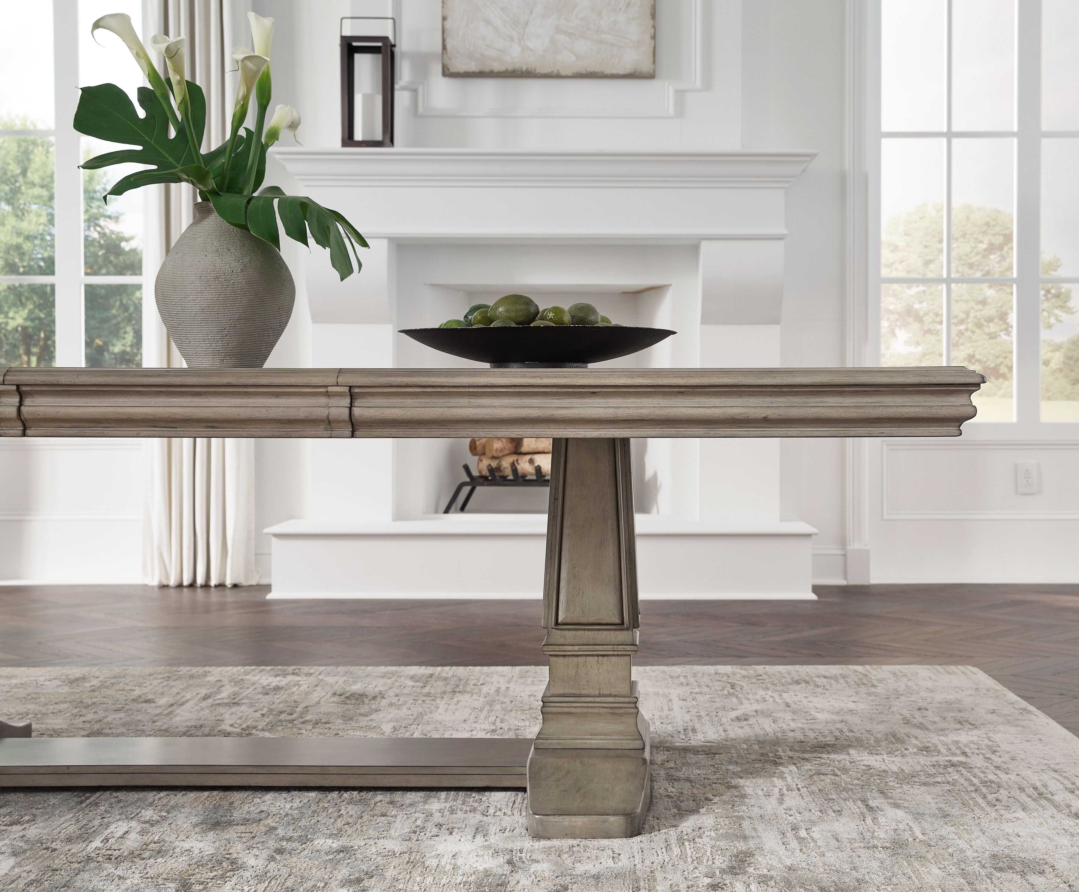 Lexorne - Gray - Dining Extension Table