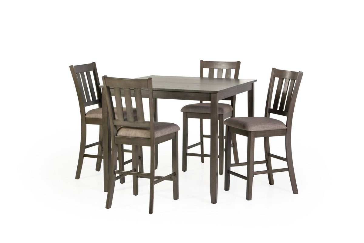 5 PIECE Counter height DINING ROOM SET by Mollai Collections | Bel Furniture