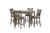 5 PIECE Counter height DINING ROOM SET by Mollai Collections | Bel Furniture