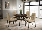 5 Piece Round Dining Room Set by Mollai Collections | Bel Furniture