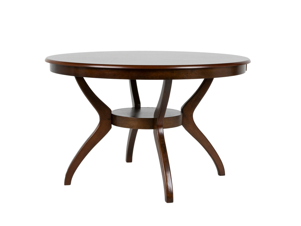 5 Piece Round Dining Room Set by Mollai Collections | Bel Furniture