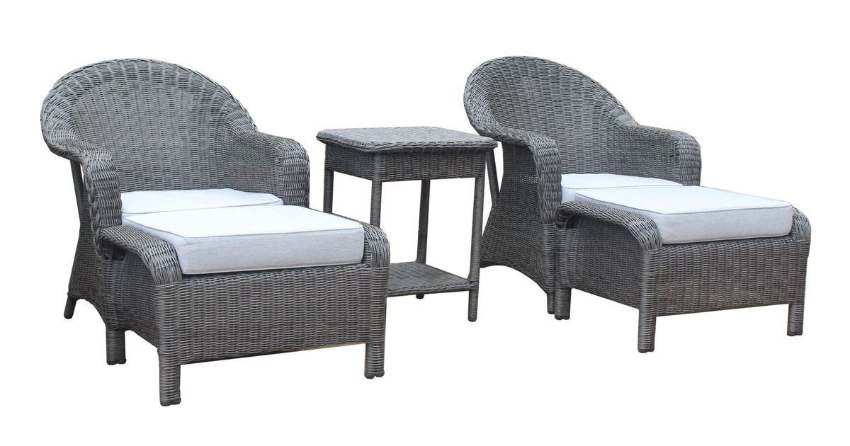 5 PIECE PATIO LOUNGE SET by Mollai Collections | Bel Furniture