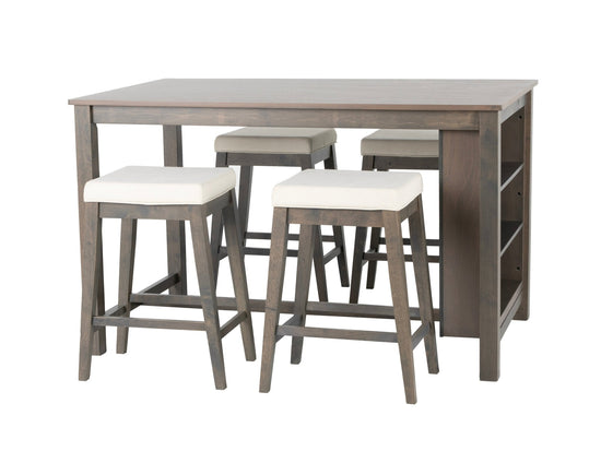 5 PIECE PUB DINING ROOM SET - BEL Furniture