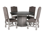 ALAMO 5 PIECE ROUND DINING TABLE SET by Mollai Collections | Bel Furniture