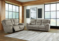 Next-Gen Gaucho - Power Reclining Living Room Set Beige 2 Pc. Reclining Sofa, Loveseat by Signature Design by Ashley® | Bel Furniture