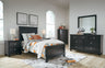 Lanolee - Panel Bedroom Set Black by Signature Design by Ashley® | Bel Furniture