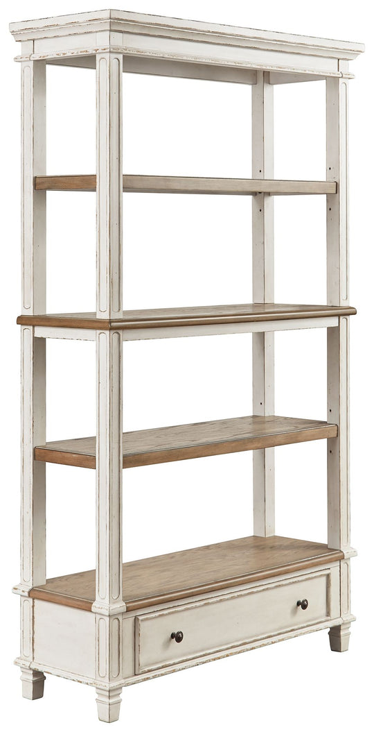 Realyn - Brown / White - Bookcase by Signature Design by Ashley® | Bel Furniture