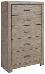 Culverbach - Gray - Five Drawer Chest by Signature Design by Ashley® | Bel Furniture