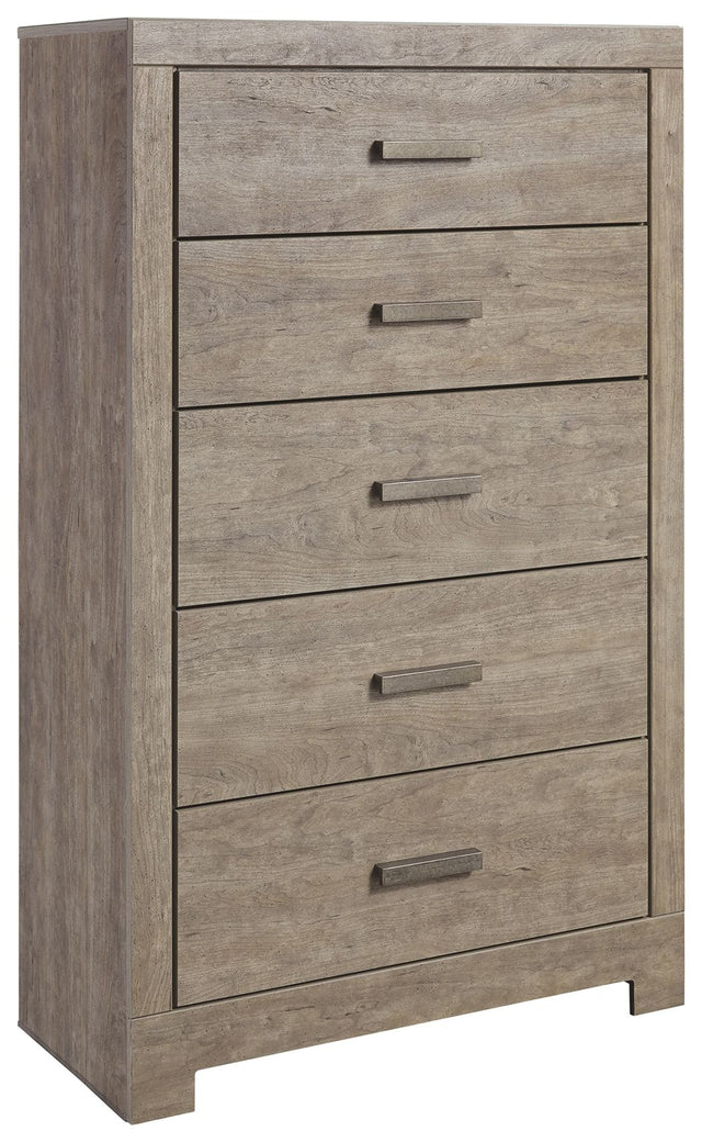 Culverbach - Gray - Five Drawer Chest by Signature Design by Ashley® | Bel Furniture