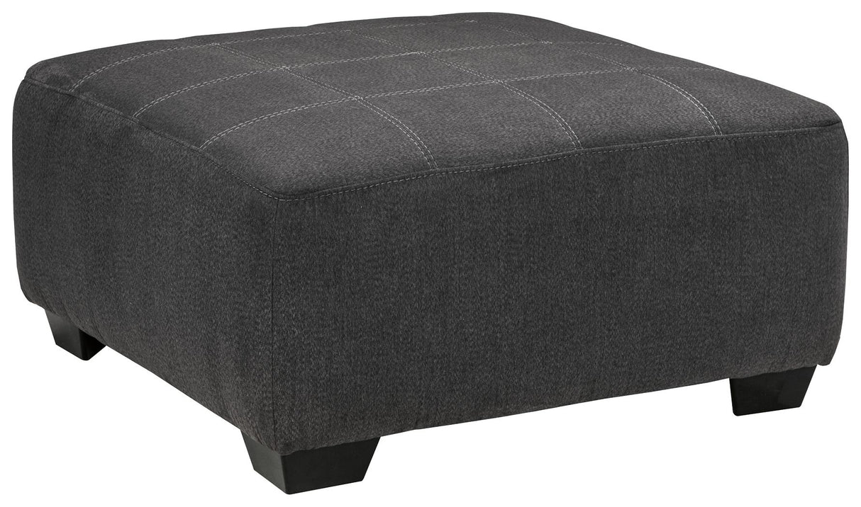 Ambee - Slate - Oversized Accent Ottoman by Benchcraft® | Bel Furniture