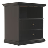Maribel - Black - One Drawer Night Stand by Signature Design by Ashley® | Bel Furniture