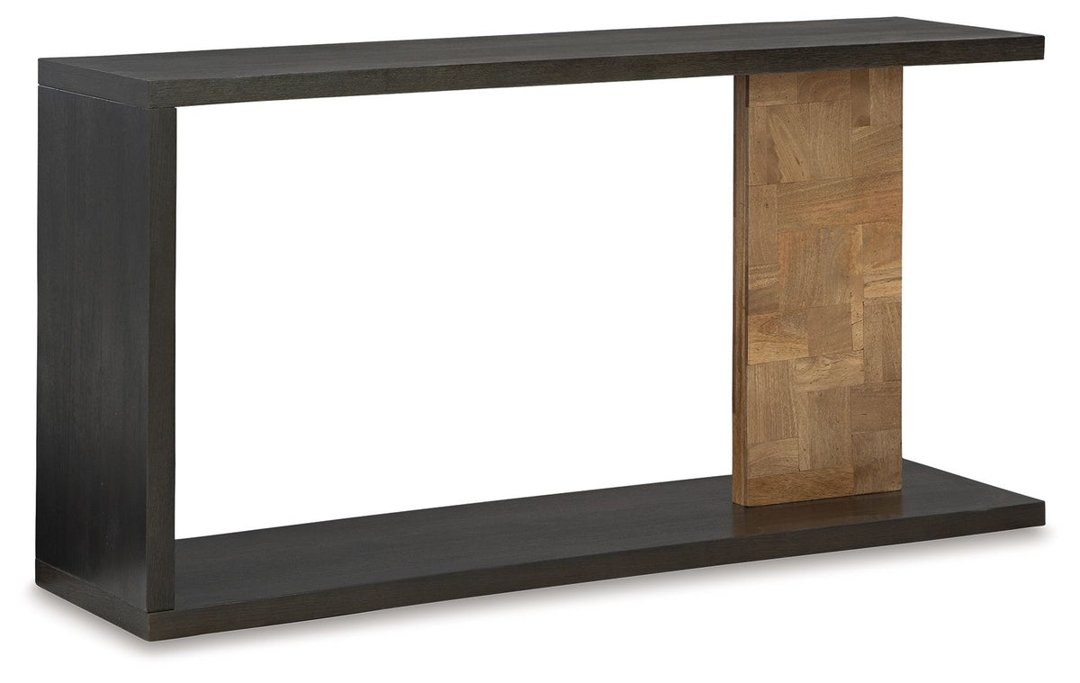 Camlett - Brown - Console Sofa Table by Signature Design by Ashley® | Bel Furniture