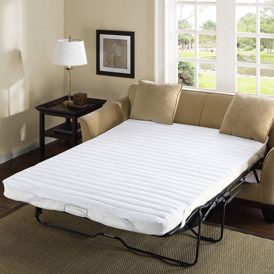 Frisco - Queen Waterproof Quilted Sofa Bed Pad - White