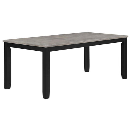 Elodie - Rectangular Extension Leaf Dining Table - Black by Coaster Fine Furniture | Bel Furniture