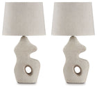 Chadrich - Paper Table Lamp (Set of 2) - Antique Beige
