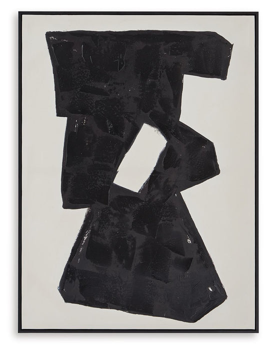 Garviery - Black / Cream - Wall Art by Signature Design by Ashley® | Bel Furniture