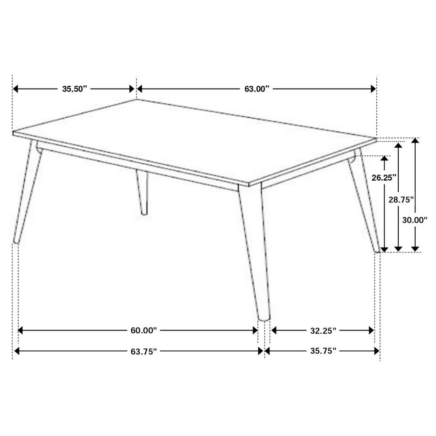 Everett - Faux Marble Top Dining Table