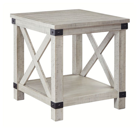 Carynhurst - Whitewash - Rectangular End Table by Signature Design by Ashley® | Bel Furniture