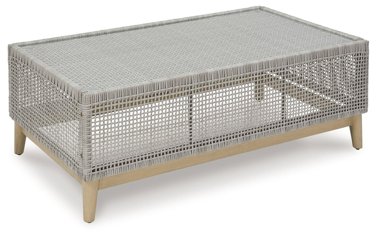 Seton Creek - Gray - Rectangular Cocktail Table by Signature Design by Ashley® | Bel Furniture