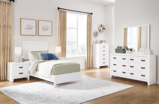 Binterglen - Panel Bedroom Set White by Signature Design by Ashley® | Bel Furniture