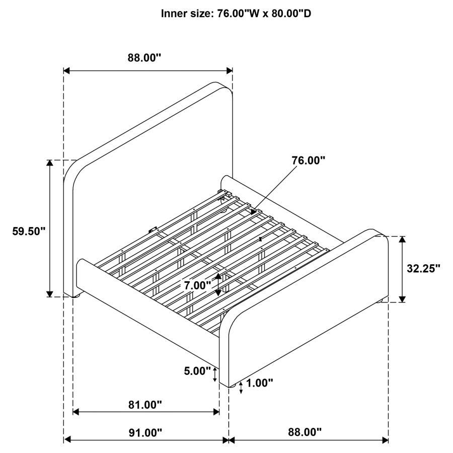 Wren - Upholstered Platform Bed