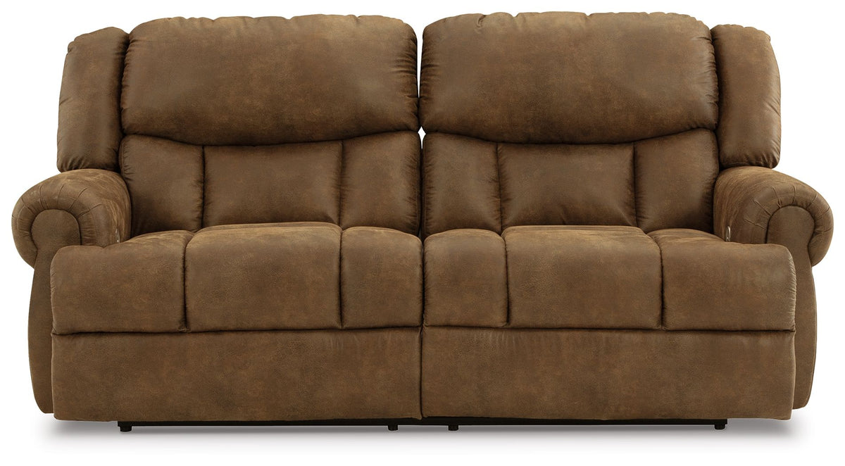 Boothbay - 2 Seat Reclining Sofa Dark Brown Power Reclining by Signature Design by Ashley® | Bel Furniture