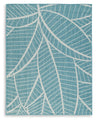 Hulsia - Rug Blue 5' x 7' by Signature Design by Ashley® | Bel Furniture