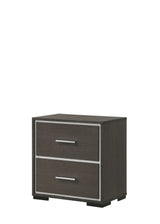 Sharpe - Nightstand - Dark Gray by Crown Mark | Bel Furniture