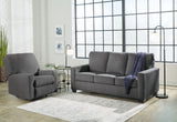 Rannis - Living Room Set Dark Gray 2 Pc. Sofa Sleeper, Rocker Recliner Full by Signature Design by Ashley® | Bel Furniture