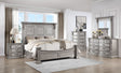 Grand-Platinum 6 PIECE QUEEN BEDROOM SET by Mollai Collections | Bel Furniture
