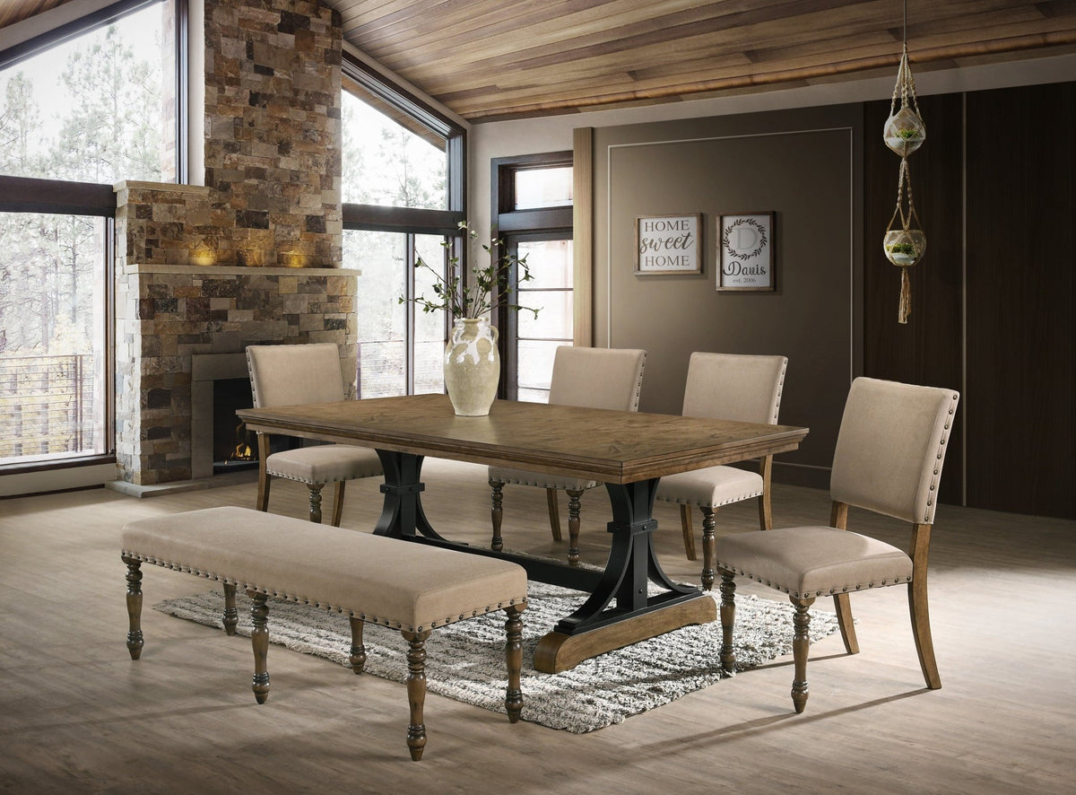 6 PIECE DINING ROOM SET by Mollai Collections | Bel Furniture