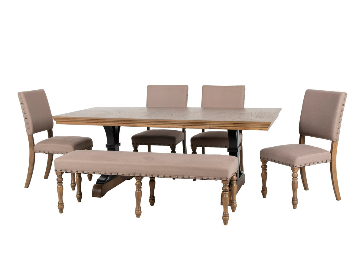 6 PIECE DINING ROOM SET by Mollai Collections | Bel Furniture