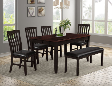 6 PIECE DINING ROOM SET by Mollai Collections | Bel Furniture