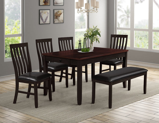 6 PIECE DINING ROOM SET by Mollai Collections | Bel Furniture