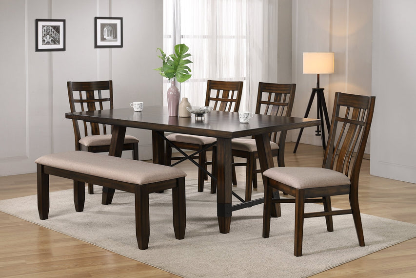 6 PIECE DINING ROOM SET - BEL Furniture